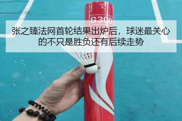 张之臻法网首轮结果出炉后，球迷最关心的不只是胜负还有后续走势（xingkongyule）